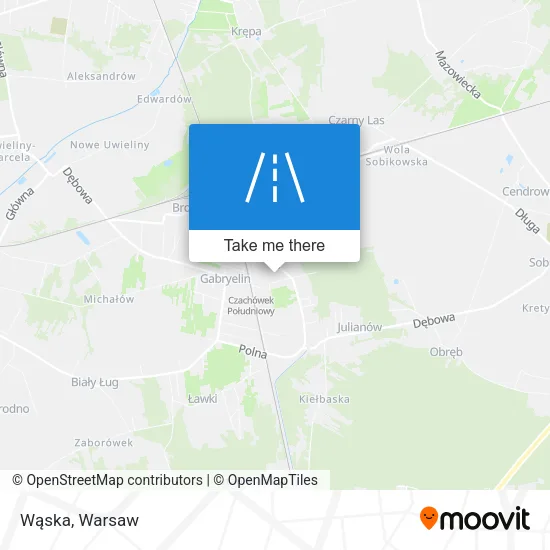 Карта Wąska