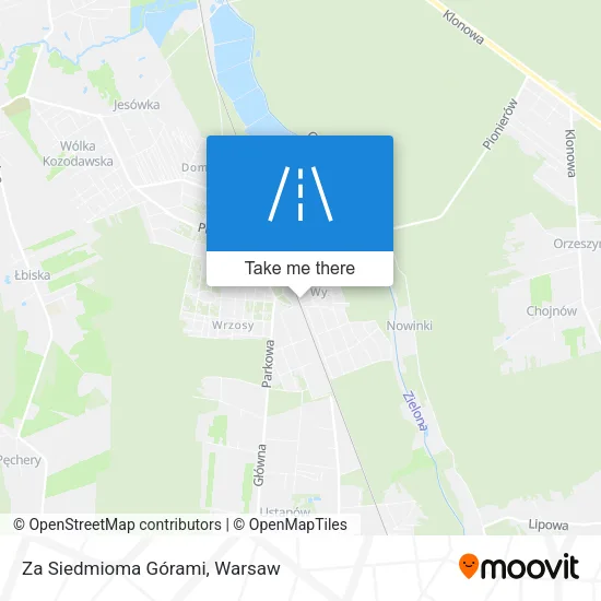 Карта Za Siedmioma Górami