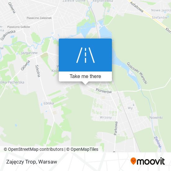 Zajęczy Trop map