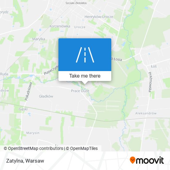 Zatylna map