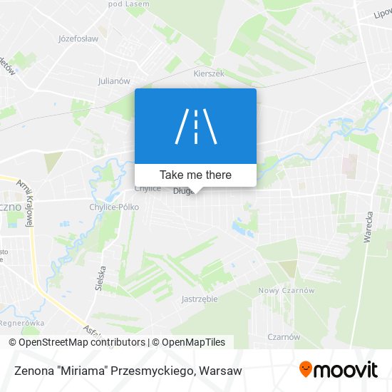 Zenona "Miriama" Przesmyckiego map