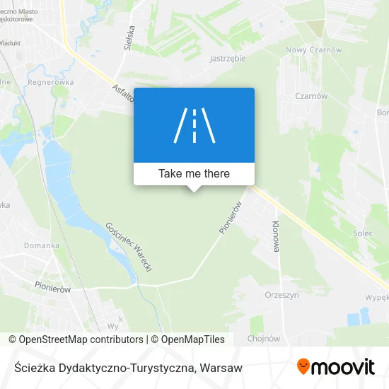 Карта Ścieżka Dydaktyczno-Turystyczna
