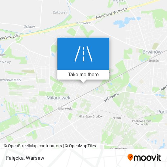 Falęcka map