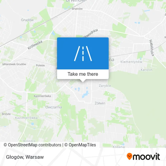 Карта Głogów