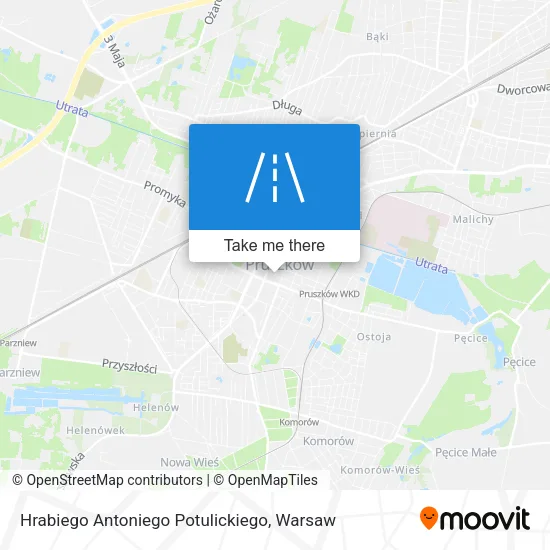 Карта Hrabiego Antoniego Potulickiego