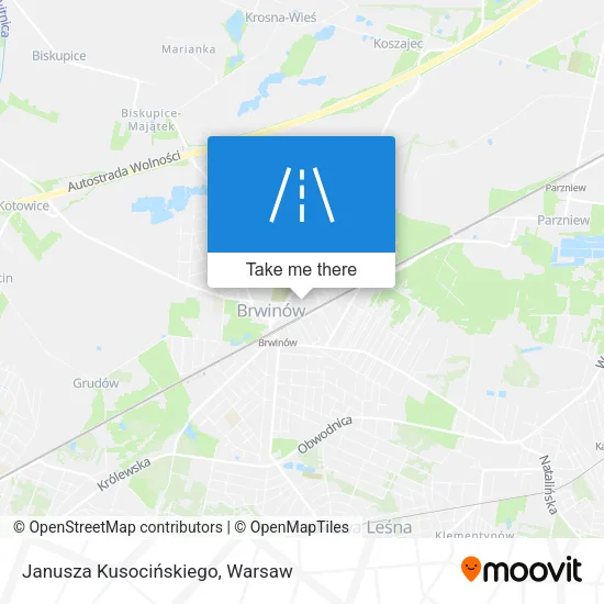 Карта Janusza Kusocińskiego