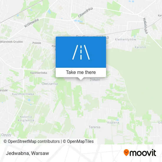 Карта Jedwabna