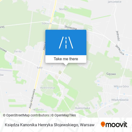 Księdza Kanonika Henryka Słojewskiego map