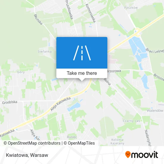 Карта Kwiatowa