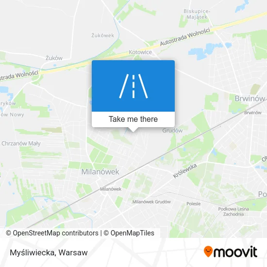 Карта Myśliwiecka