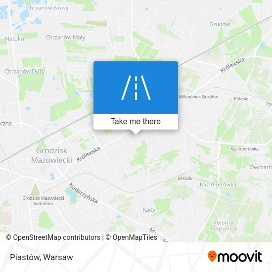 Карта Piastów
