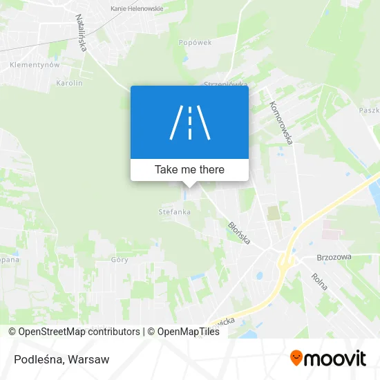 Карта Podleśna