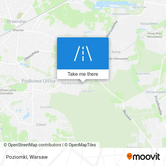 Poziomki map