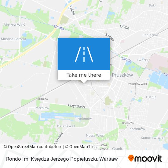 Rondo Im. Księdza Jerzego Popiełuszki map