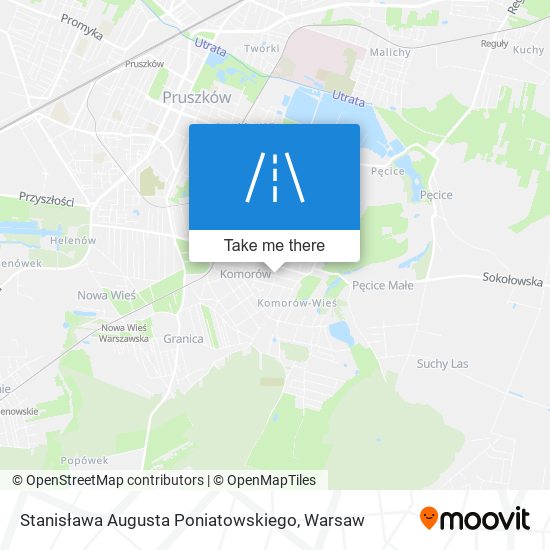 Stanisława Augusta Poniatowskiego map