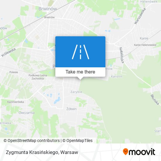 Zygmunta Krasińskiego map