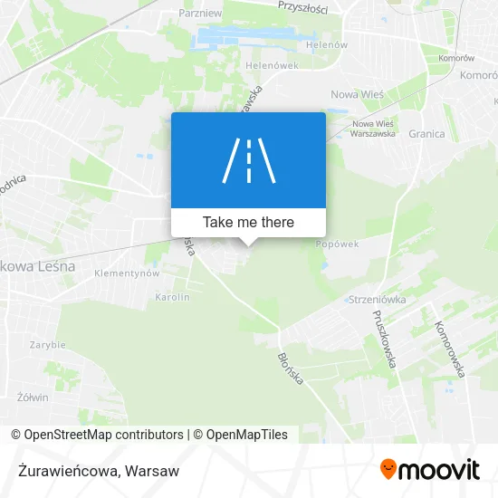 Карта Żurawieńcowa