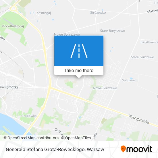 Generała Stefana Grota-Roweckiego map