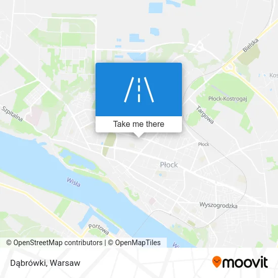 Карта Dąbrówki