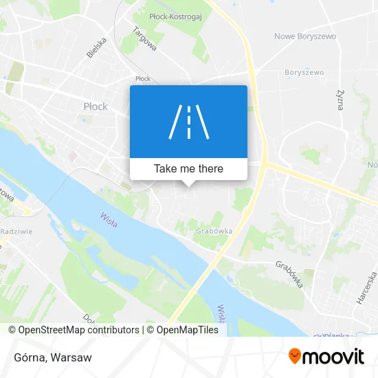Карта Górna