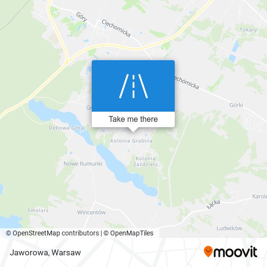 Jaworowa map