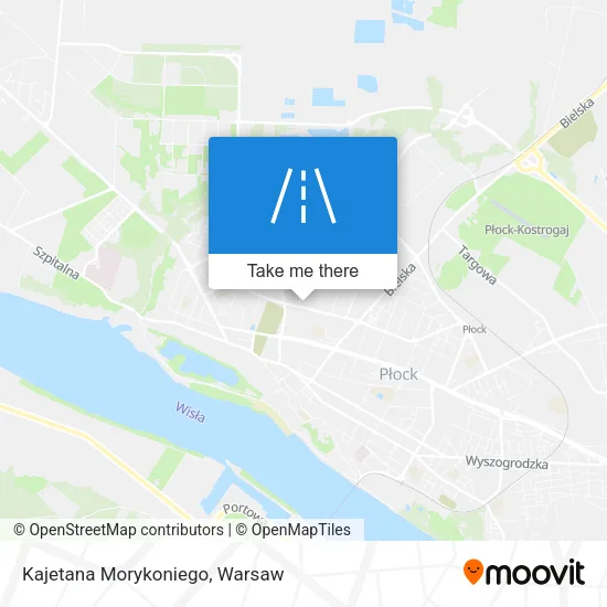 Карта Kajetana Morykoniego
