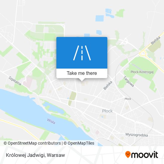 Królowej Jadwigi map