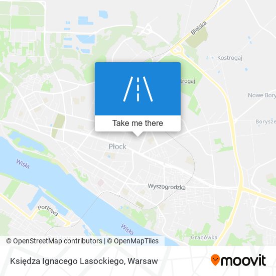 Księdza Ignacego Lasockiego map