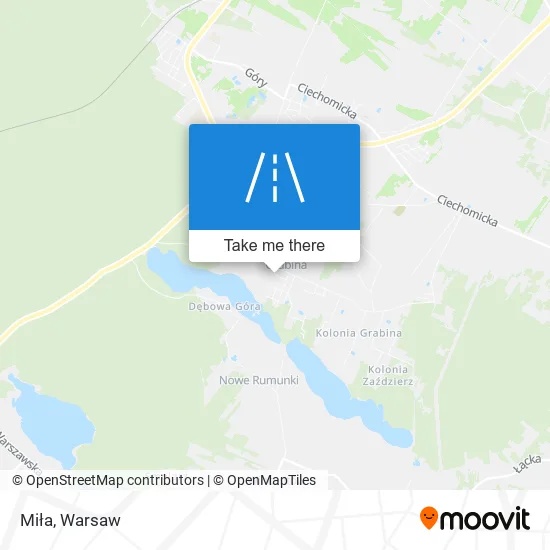 Карта Miła