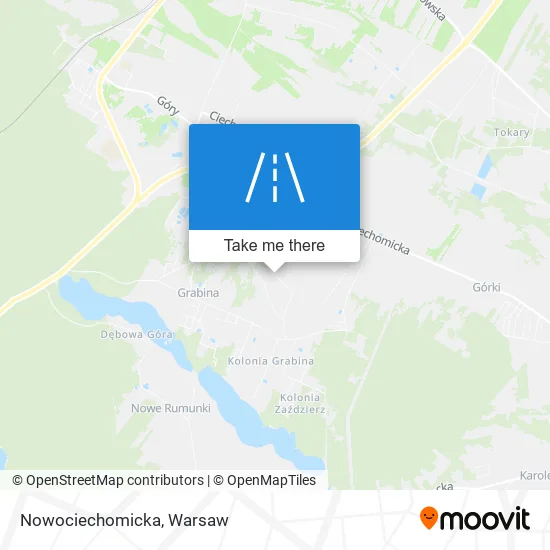 Карта Nowociechomicka