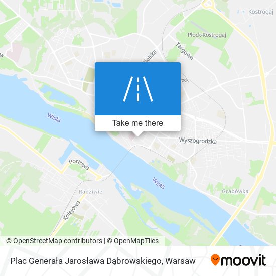 Карта Plac Generała Jarosława Dąbrowskiego