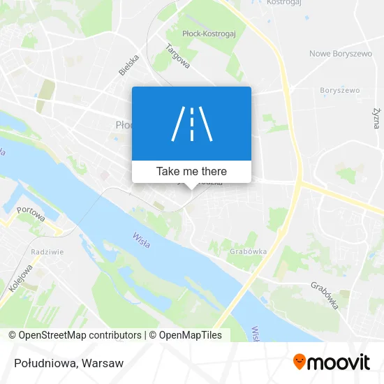 Карта Południowa