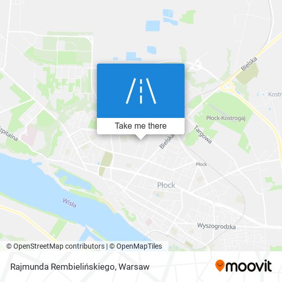 Rajmunda Rembielińskiego map