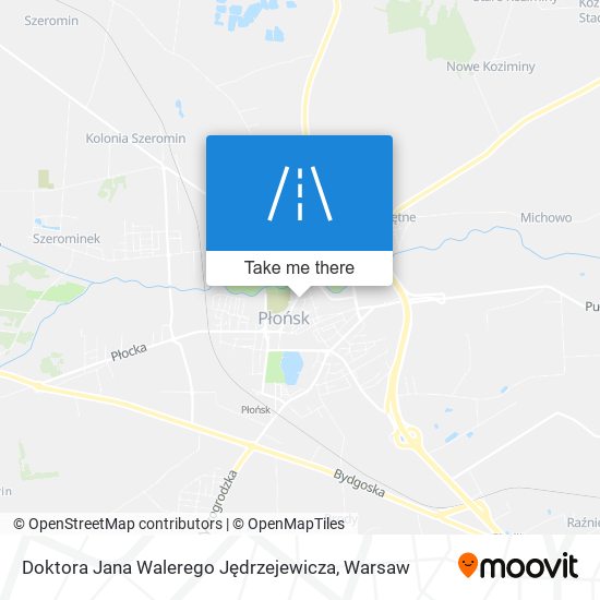 Doktora Jana Walerego Jędrzejewicza map