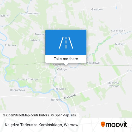 Księdza Tadeusza Kamińskiego map