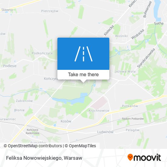 Feliksa Nowowiejskiego map