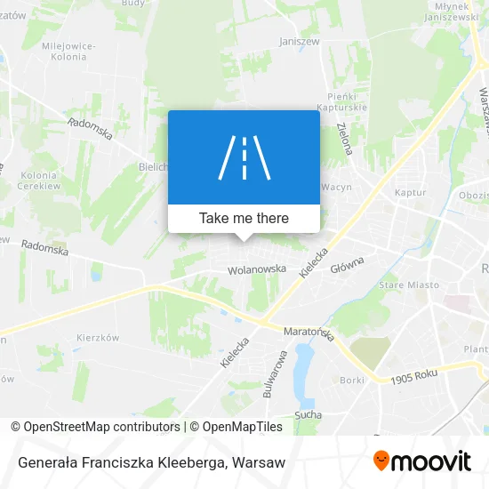 Карта Generała Franciszka Kleeberga