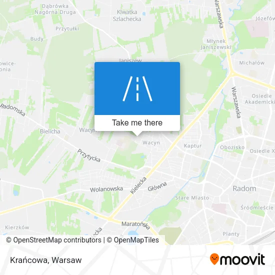 Карта Krańcowa