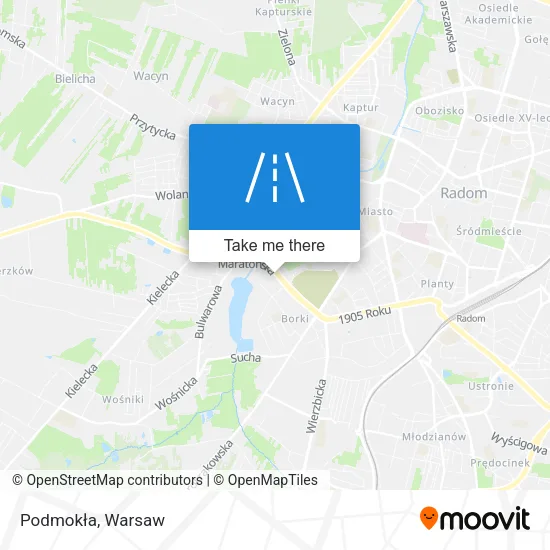 Карта Podmokła
