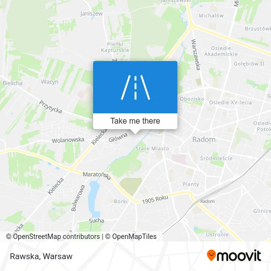 Карта Rawska