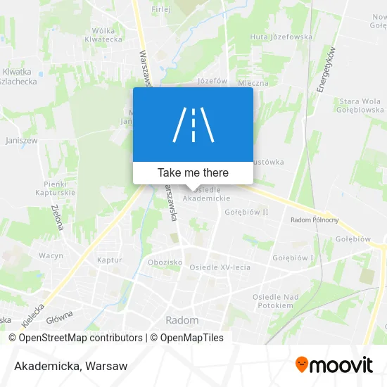 Карта Akademicka