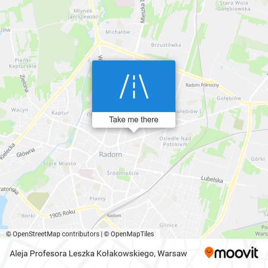 Карта Aleja Profesora Leszka Kołakowskiego