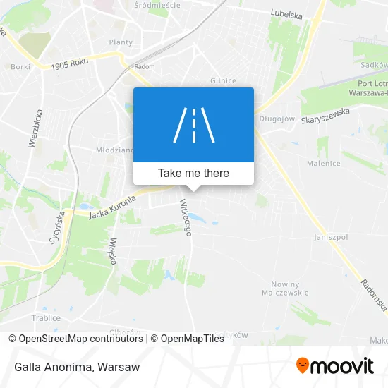 Карта Galla Anonima
