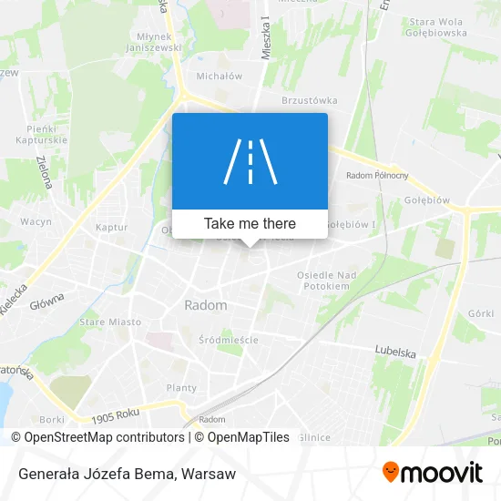 Карта Generała Józefa Bema