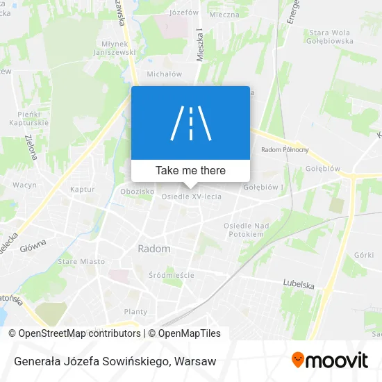 Карта Generała Józefa Sowińskiego