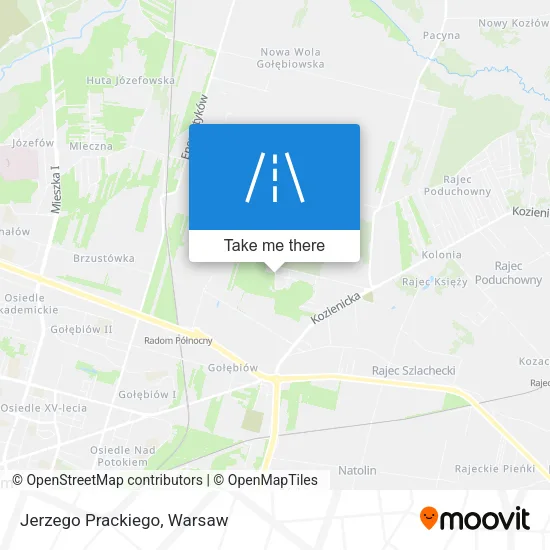 Карта Jerzego Prackiego