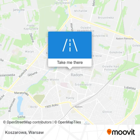 Карта Koszarowa