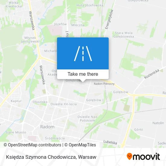 Карта Księdza Szymona Chodowicza