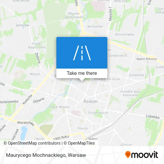 Карта Maurycego Mochnackiego