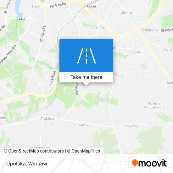 Карта Opolska